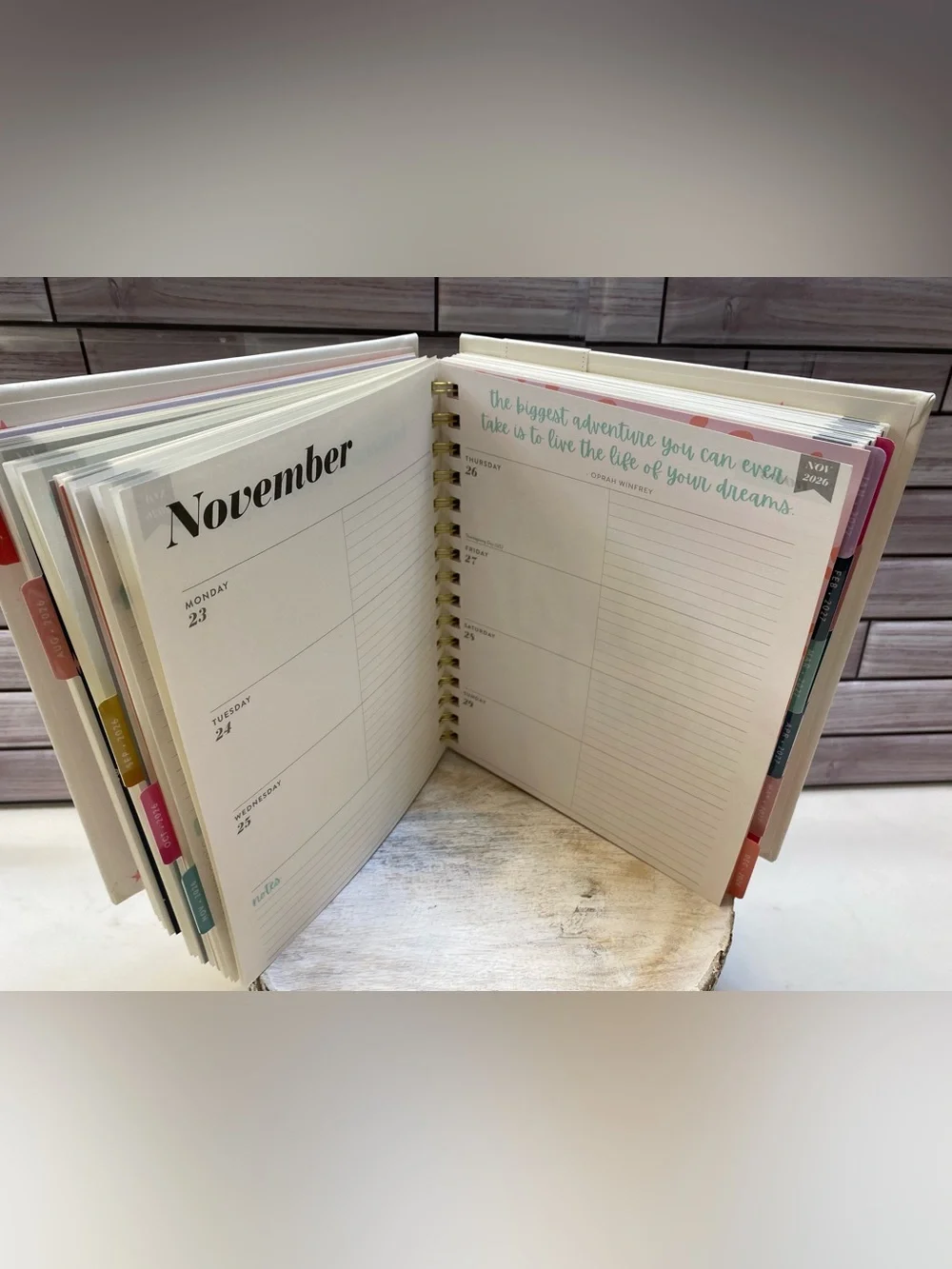 Eccolo ❤️2027 18-Month Planner with sticker & positive message New